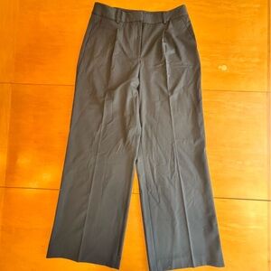 Talbots 10 NWT black wool blend wide leg office career trouser pants